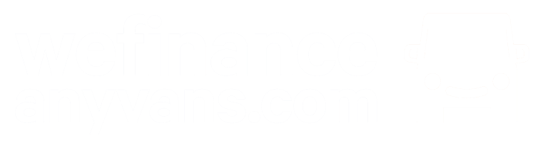 We Finance Any Van Logo White